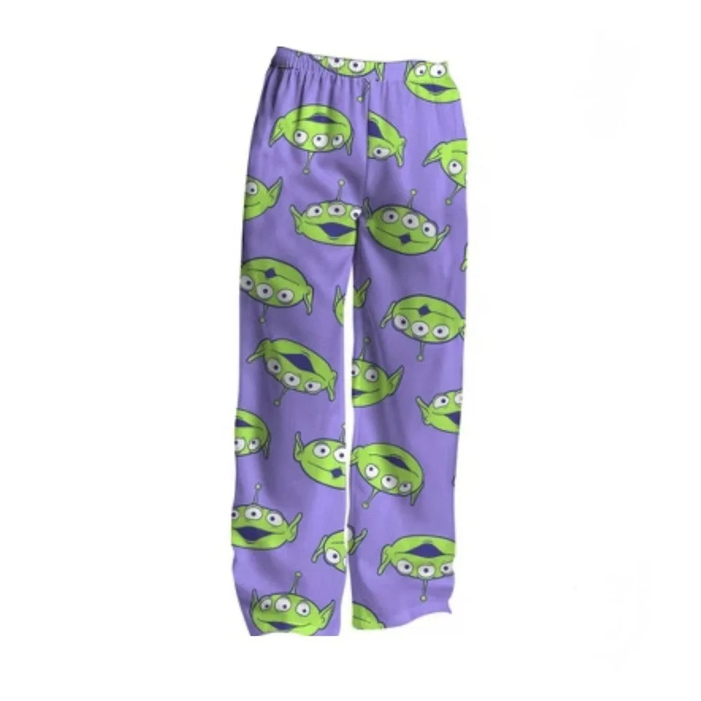 Disney Pixar Toy Story Alien Knit Pajama Pants, Men's Small Purple NWT - Picture 3 of 9